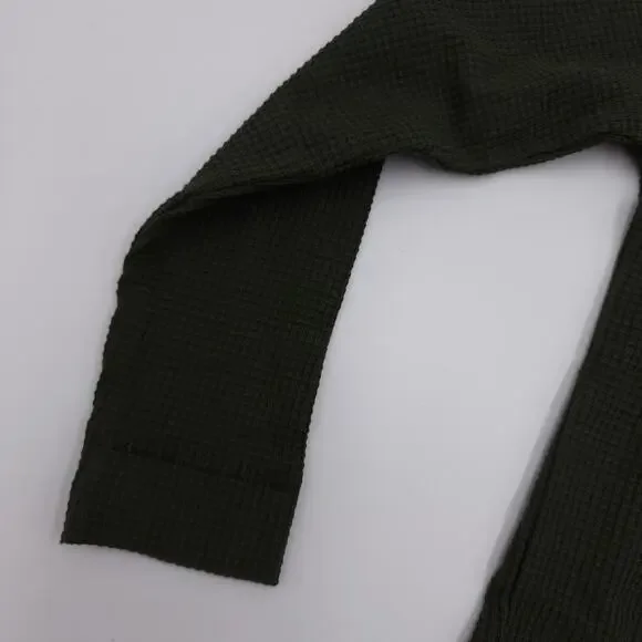 The Simple Folk The Waffle Top in Olive Size 18/24 Months - Picture 3 of 8